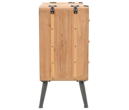 Cajonera de madera maciza de abeto 91x35x73 cm