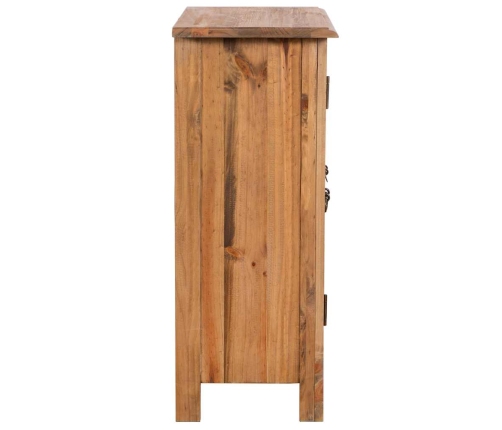 Mueble del cuarto de baño madera maciza de pino 59x32x80 cm