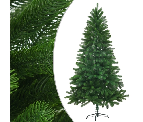 Árbol de Navidad artificial hojas realistas verde 150 cm