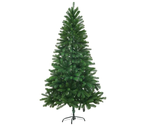 Árbol de Navidad artificial hojas realistas verde 150 cm