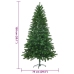 Árbol de Navidad artificial hojas realistas verde 150 cm