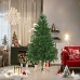 Árbol de Navidad artificial hojas realistas verde 180 cm