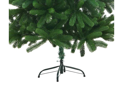 Árbol de Navidad artificial hojas realistas verde 180 cm