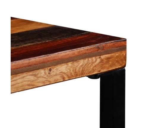 Mesa de bar de madera maciza reciclada 120x60x106 cm