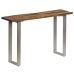 Mesa consola madera reciclada y acero 120x35x76 cm