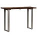 Mesa consola madera reciclada y acero 120x35x76 cm