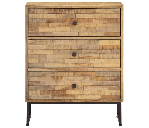 Aparador de madera de teca reciclada 60x30x75 cm