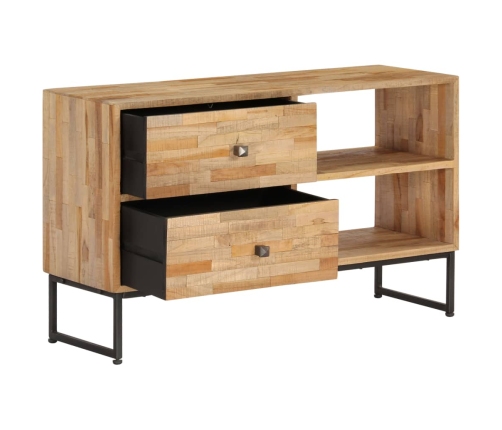 Mueble para TV de madera de teca reciclada 90x30x55 cm