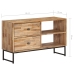 Mueble para TV de madera de teca reciclada 90x30x55 cm