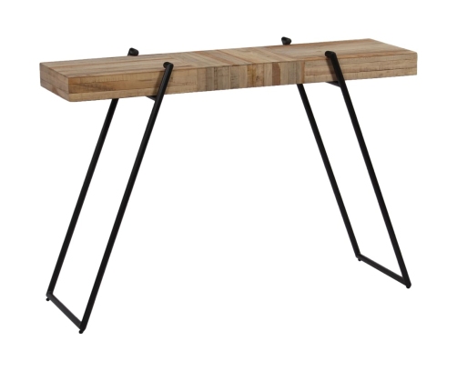 Mesa consola de teca reciclada 120x35x81 cm