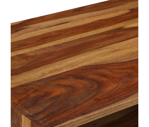 vidaXL Mesa de centro madera maciza sheesham acabado miel 110x50x37 cm