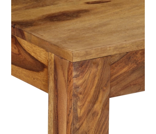 Mesa de bar de madera maciza de sheesham 118x60x107 cm