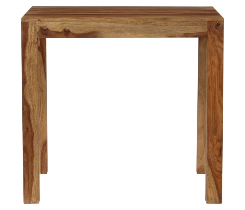 Mesa de comedor de madera maciza de sheesham 82x80x76 cm