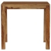 Mesa de comedor de madera maciza de sheesham 82x80x76 cm