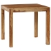 Mesa de comedor de madera maciza de sheesham 82x80x76 cm