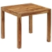 Mesa de comedor de madera maciza de sheesham 82x80x76 cm