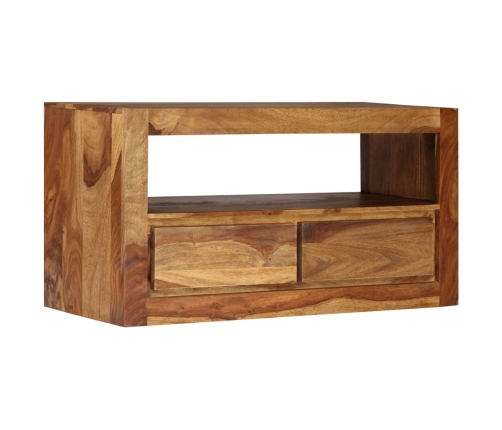 Mueble para TV de madera maciza de sheesham 80x30x40 cm