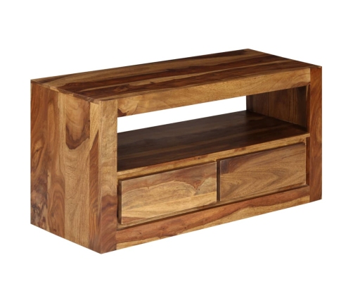 Mueble para TV de madera maciza de sheesham 80x30x40 cm