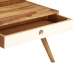 Mesa de centro de madera maciza de sheesham 110x50x35 cm