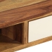 Mesa de centro de madera maciza de sheesham 110x50x35 cm