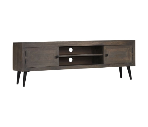 Mueble para TV de madera maciza de mango 140x30x45 cm