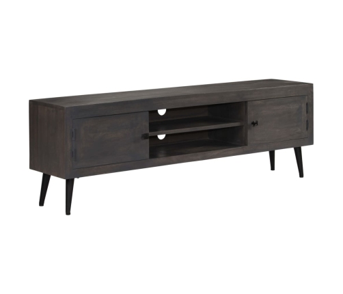 Mueble para TV de madera maciza de mango 140x30x45 cm