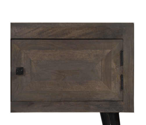 Mueble para TV de madera maciza de mango 140x30x45 cm