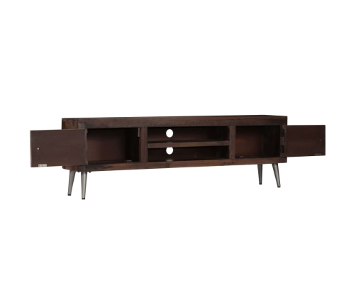 Mueble para TV de madera maciza reciclada 140x30x45 cm