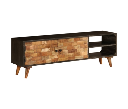 Mueble para TV de madera maciza de mango 140x30x45 cm