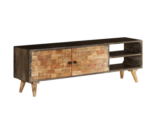 Mueble para TV de madera maciza de mango 140x30x45 cm