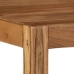 Mesa de centro madera maciza de acacia marrón 80x80x41 cm