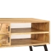 Mueble de TV madera maciza de mango 140x30x40 cm