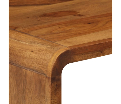 Mesa de centro de madera maciza sheesham 95x40x45 cm