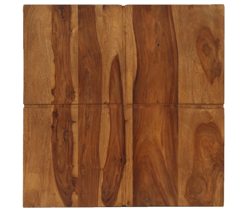 vidaXL Mesa de centro de madera maciza de acacia 80x80x30 cm