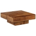 vidaXL Mesa de centro de madera maciza de acacia 80x80x30 cm