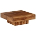 Mesa de centro de madera maciza de acacia 80x80x30 cm