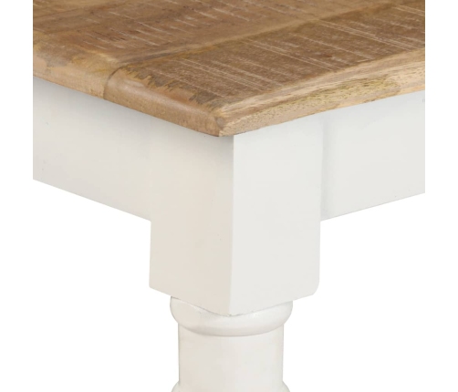 Mesa de comedor de madera maciza de mango 120x60x76 cm