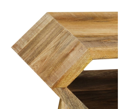 Mesa consola de madera maciza de mango 90x35x76 cm