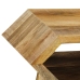 Mesa consola de madera maciza de mango 90x35x76 cm