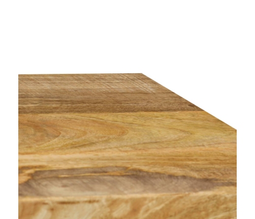 Mesa consola de madera maciza de mango 90x35x76 cm