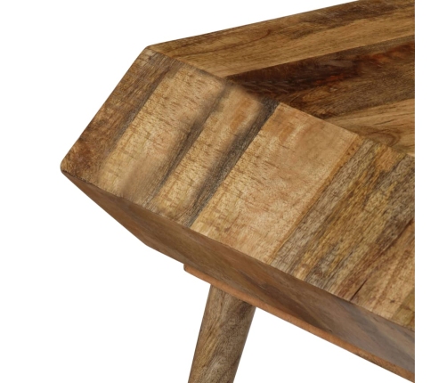 Mesa de centro de madera maciza de mango 104x50x45 cm