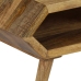 Mesa de centro de madera maciza de mango 104x50x45 cm