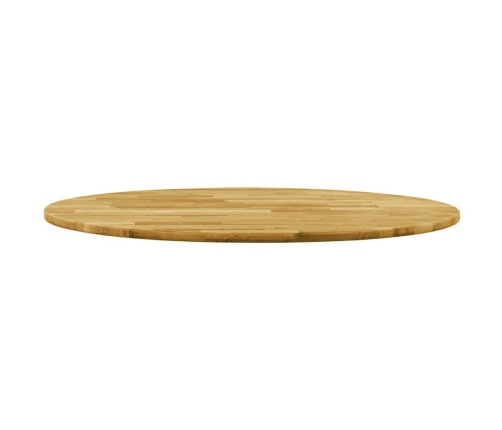 Superficie de mesa redonda madera maciza de roble 23 mm 600 mm