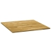 Tablero de mesa cuadrado madera maciza de roble 23 mm 70x70 cm