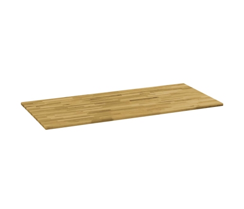 Tablero de mesa rectangular madera maciza roble 23 mm 120x60 cm