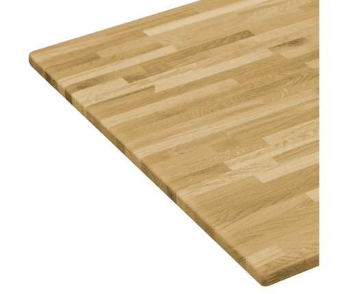 Tablero de mesa rectangular madera maciza roble 23 mm 120x60 cm