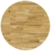 Superficie de mesa redonda madera maciza de roble 44 mm 400 mm