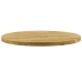 Superficie de mesa redonda madera maciza de roble 44 mm 700 mm