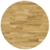 Superficie de mesa redonda madera maciza de roble 44 mm 800 mm