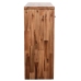 Mesa consola de madera maciza de acacia 86x30x75 cm